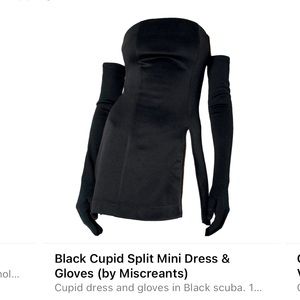 WOLF & BADGER Cupid Split Mini dress by Miscreants! Worn ONE time!